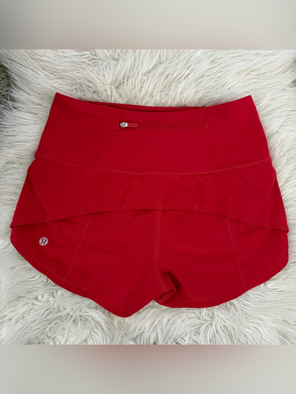 lululemon athletica Speed Up High-Rise 2.5” Red - Picture 2 of 3